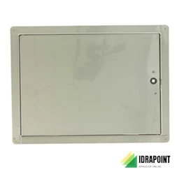 SPORTELLO X CONTATORE ACQUA IN ACCIAIO INOX 220X300 MM