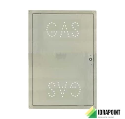 SPORTELLO X CONTATORE GAS IN ACCIAIO INOX 500X300 MM