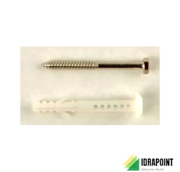 ELEMENTO DI FISSAGGIO PER WC E BIDET IN OTTONE NICHELATO