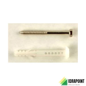 ELEMENTO DI FISSAGGIO PER WC E BIDET IN OTTONE NICHELATO