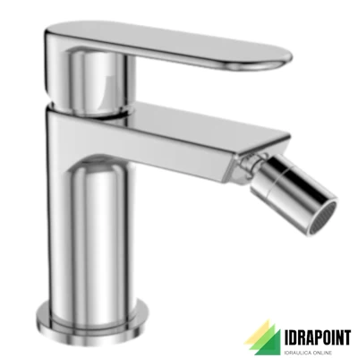 MISCELATORE BIDET HEDRA CROMATO CON PILETTA CLICK-CLACK