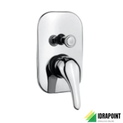 MISCELATORE INCASSO DOCCIA CON DEVIATORE A 2 VIE ALTURA