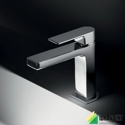 MISCELATORE LAVABO 145 MM SENZA SCARICO - SERIE TEO CROMO