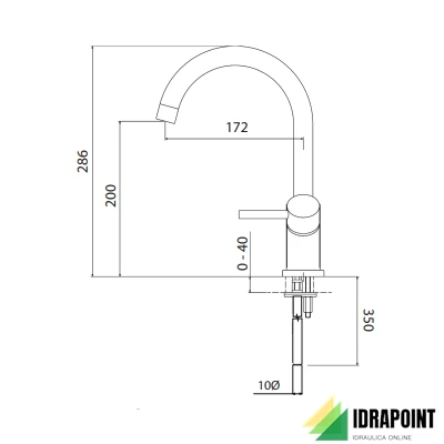 MISCELATORE MONOFORO LAVELLO - SERIE PICO 7381