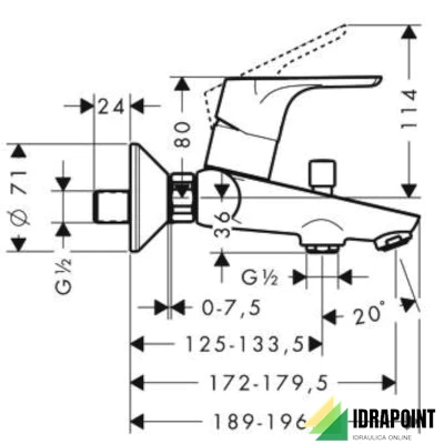 MISCELATORE PER VASCA ESTERNO - SERIE FOCUS E2