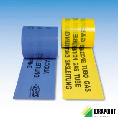 NASTRO SEGNALETICO X ACQUA 120 MM ROTOLO 200 MT