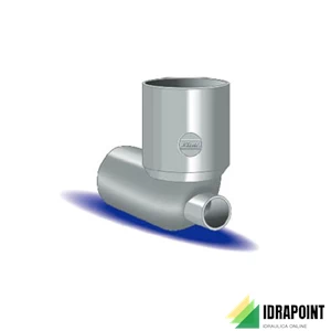 NICOLL CURVA CORTA Ø 100/40 MM C1