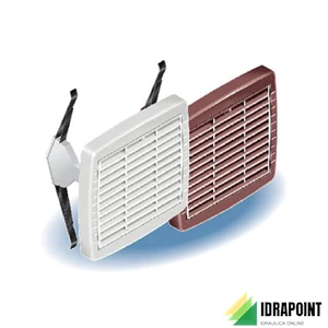 GRIGLIA AEREAZIONE 210X210 MM BIANCA