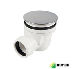 PILETTA PIATTO DOCCIA Ø 60 MM COPERCHIO Ø 80 CROMO