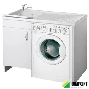 MOBILE PORTA LAVATRICE VASCA SINISTRA 109X60 CM