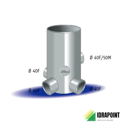 NICOLL POZZETTO 4 VIE ALTO SENZA TAPPO