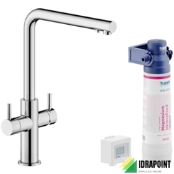 MISCELATORE LAVELLO COLLO A L CON SISTEMA FILTRANTE CROMO