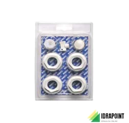 KIT UNIVERSALE TAPPI RADIATORI ALLUMINIO Ø 3/8