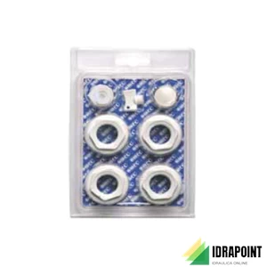 KIT UNIVERSALE TAPPI RADIATORI ALLUMINIO Ø 3/8
