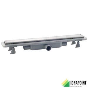 CANALETTA ACCIAIO INOX 1000X60XH60 MM PIASTRELLABILE