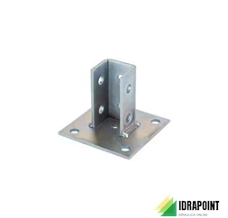 BASE APPOGGIO CENTRALE PER PROFILATO 41X41 MM