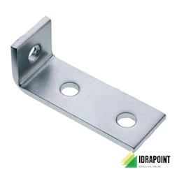 ANGOLARE A 90° A TRE FORI PER PROFILO PESANTE