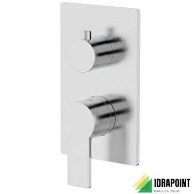 PARTE ESTERNA MIX DOCCIA INC. DEVIATORE 2V - JAGO CROMO