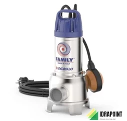 POMPA FOGNATURA VORTEX FAMILY 230V - 0,7HP 3/9 MT.