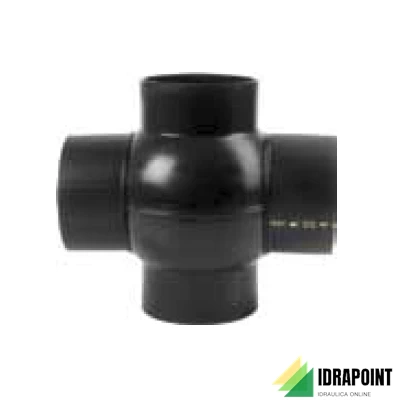 PEHD BRAGA 180° A SFERA 2 VIE Ø 110X110 MM