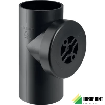 PEZZO D'ISPEZIONE 90° IN PE - Ø 110X110 MM