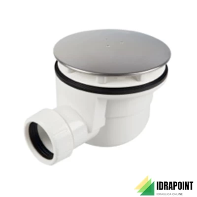 PILETTA PIATTO DOCCIA Ø 90 MM COPERCHIO Ø 120 CROMO