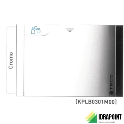 PLACCA DI COPERTURA 135X90MM PER K4.0/K4.1 CROMO