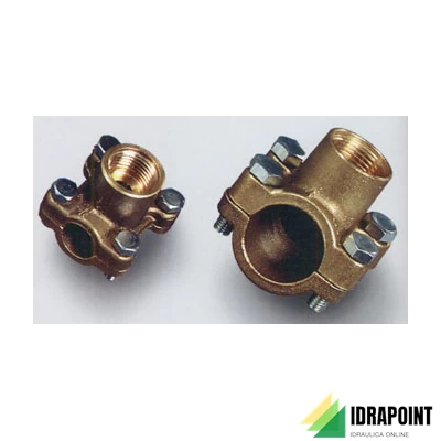 PRESE ACQUA OTTONE TUBO FERRO Ø 1.1/4