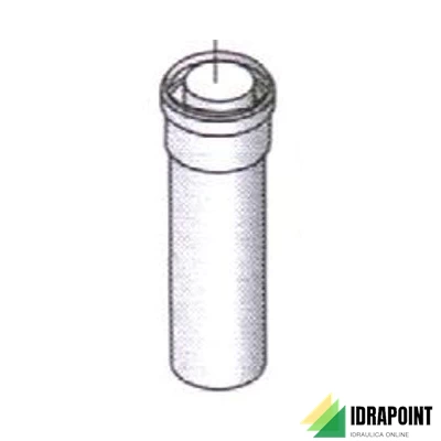 PROLUNGA L.1000 MM Ø 60/100 MM PER CONDENSAZIONE