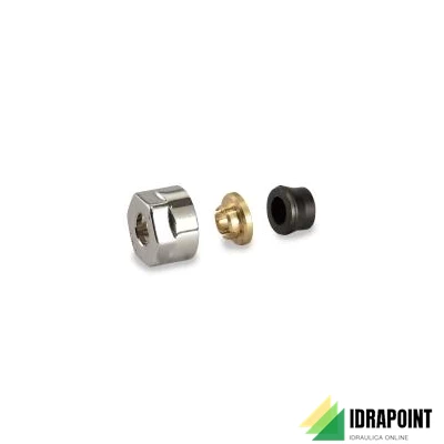 RACCORDO A COMPRESSIONE PER TUBO RAME Ø 12 MM