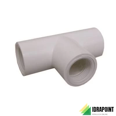 RACCORDO A T PER TUBO SCARICO CONDENSA IN PVC Ø 20 MM