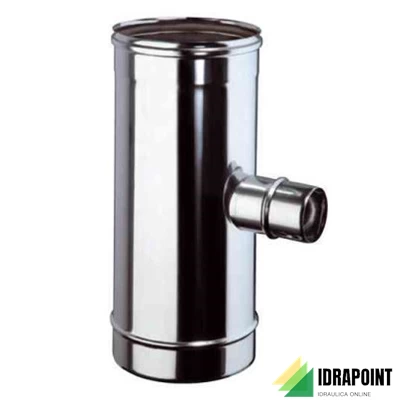 RACCORDO A TE 90° RIDOTTO AN PLUS Ø 130X80 MM