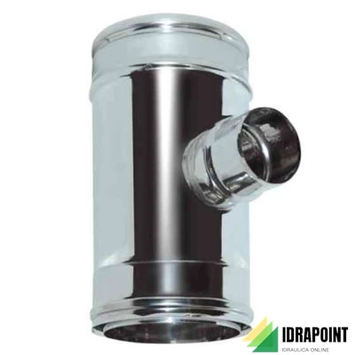 RACCORDO A TEE 90° RIDOTTO MONO Ø 80 ISO ARIA Ø 130/150