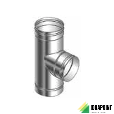 RACCORDO A TEE AN PLUS Ø 80 MM USCITA FEMMINA