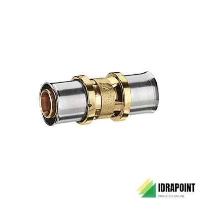 RACCORDO DRITTO A PRESSARE 17X17/2