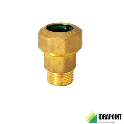RACCORDO IN OTTONE PER TUBO PE ATTACCO M Ø 2.1/2
