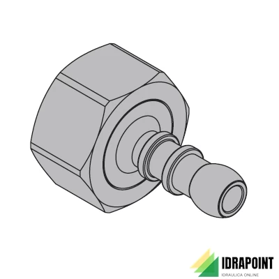 RACCORDO PORTAGOMMA GAS METANO Ø 1/2