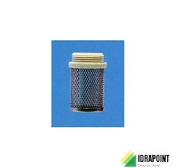 FILTRO IN ACCIAIO INOX X VALVOLA DI FONDO Ø 3/8