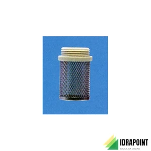FILTRO IN ACCIAIO INOX X VALVOLA DI FONDO Ø 3/8