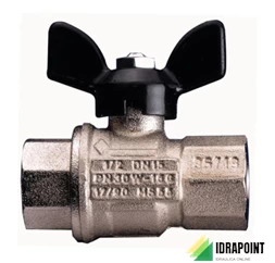 VALVOLA SFERA 1720 PASSAGGIO TOTALE CON FARFALLA Ø 1/2