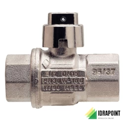 VALVOLA SFERA QUADRO PASSAGGIO TOT. PIOMBABILE Ø 1