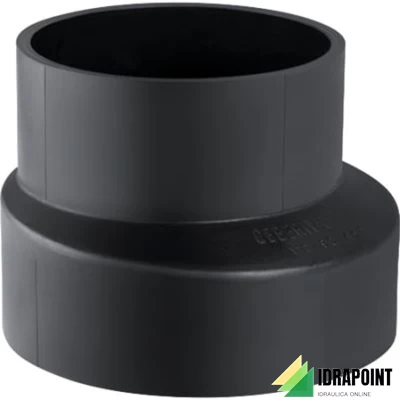 RIDUZIONE ECCENTRICA IN PE SERIE CORTA Ø 110X40 MM