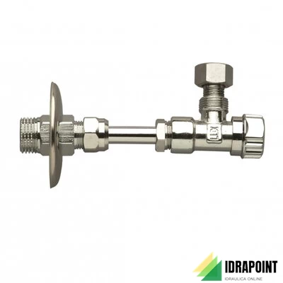 RUBINETTO CON TUBETTO L.20 PER CASSETTA WC Ø3/8