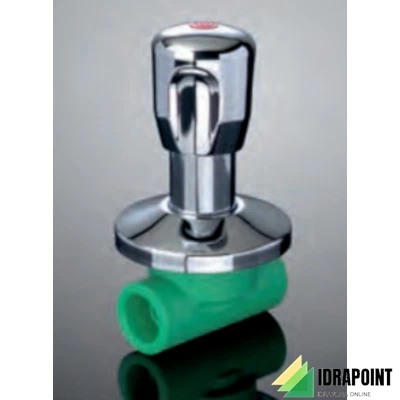 RUBINETTO CROMATO CON MANIGLIA ABS Ø 25 MM