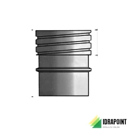 RACCORDO X FLESSIBILE INOX Ø 100 MM MASCHIO