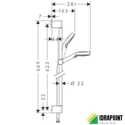 SALISCENDI CROMETTA VARIO 65 CM 265344
