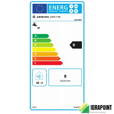 SCALDACQUA A GAS AD ACCUMULO S/SGA X  LT 100 V2