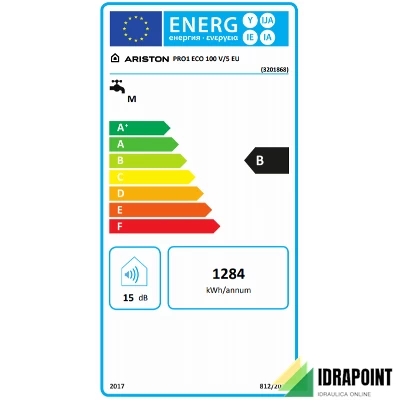 SCALDACQUA ELETTRICO PRO1 ECO LT. 100 V/5