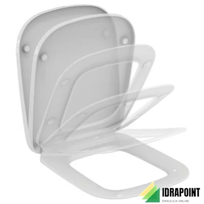 SEDILE SLIM CHIUSURA RALLENTATA ESEDRA BIANCO EUROPEO