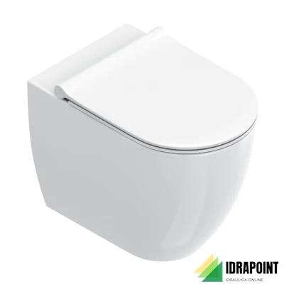 SFERA VASO FILO PARETE 54,5X35X41 CM BIANCO SATINATO